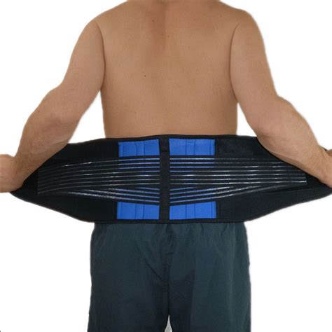 Posture Adjustable Neoprene Double Pull Lumbar Spine Support Lower