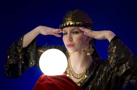 Fortune Teller Stock Image Image Of Astrology Crystal 14294715