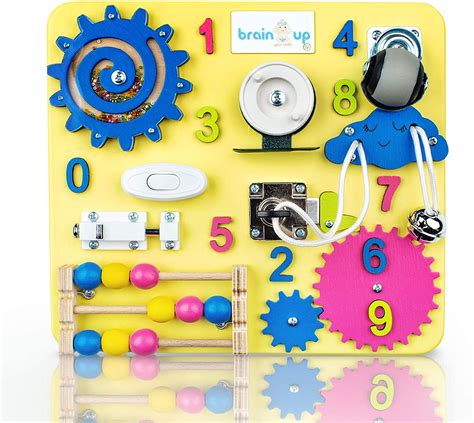 Busy Board Toddler 60x70cm Sensory Board For Baby Baby Development Toy