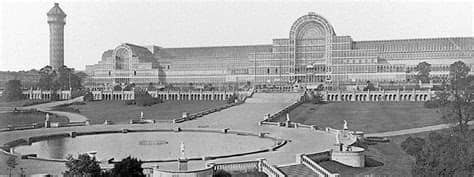 The crystal palace was a cast iron and plate glass structure, originally built in hyde park, london, to house the great exhibition of 1851. Crystal Palace, Joseph Paxton, London, Great Britain, 1851 ...