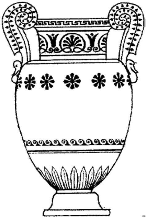Grosse Bemalte Vase Ausmalbild & Malvorlage (Essen Und Trinken)