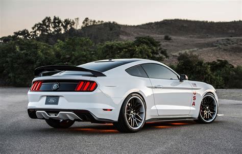 Wallpaper Mustang Ford Ford Mustang White Apollo Tuning Edition