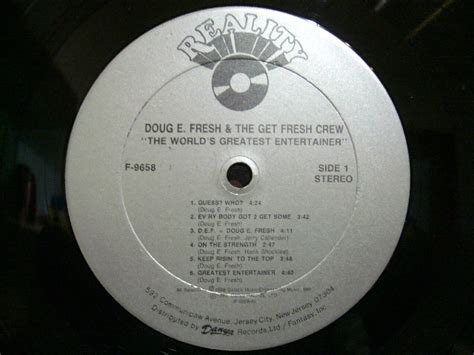 Doug E Fresh And The Get Fresh Crew ‎ The Worlds Greatest Entertainer