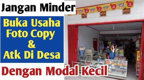 Modal Usaha Fotocopy Dan Atk | LEMBAR EDU