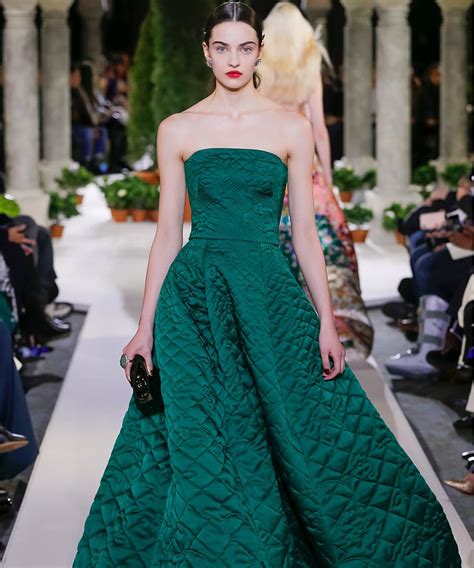 On The Runway Forest Green Style Trend Dujour Fashion Strapless