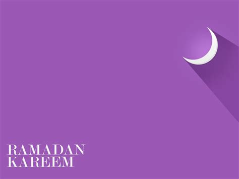 Ramadan Kareem on Purple Backgrounds - Purple, Religious Templates ...