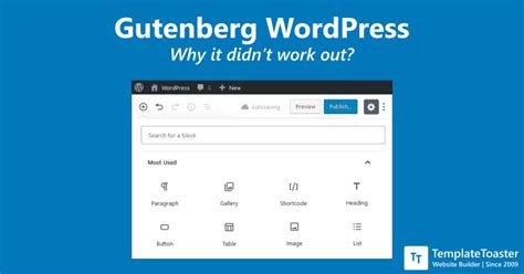 Toolset blocks offers a number of advantages which will make it easier for both coders and non coders to design and implement their websites quickly Gutenberg WordPress: What are the Reasons Behind its ...
