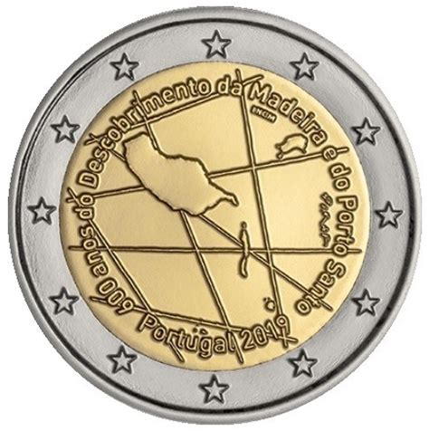 Portugal 2 euro 2011 fernão mendes pinto conmemorativa banco frescos. Portugal 2 Euro 2019 Madeira | Eurocoinhouse