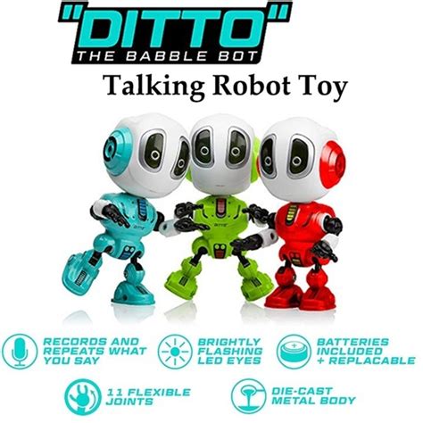 Smart Talking Robot Toys Kids Robot Toy Metal Mini Alloy Robot With
