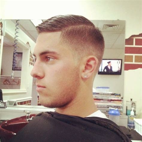 Comb your hair from front to back. Low fade with a combover. | Dapper Men's Hair | Pinterest ...