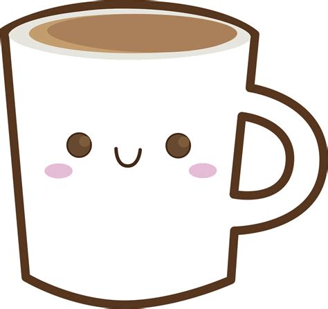 Mug Clipart Happy Coffee Cartoon Png Transparent Png Full Size