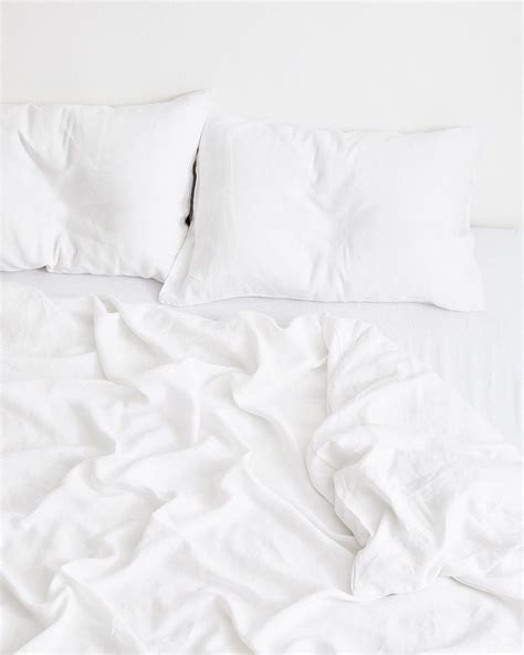 white 100 french flax linen bedding set bed linen sets linen sheet sets linen bed sheets