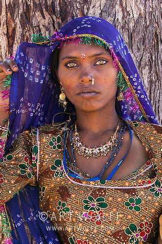 Rajasthani Woman Pushkar Fair Rajasthan India Art Wolfe Stock