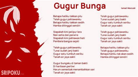 lagu gugur bunga asli