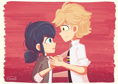 Adrien and Marinette - Miraculous Ladybug Fan Art (41171518) - Fanpop