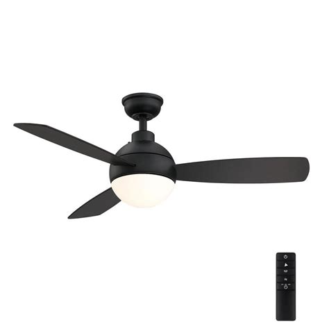 Remote control fans give you the convenience to not have to get out of bed, since all you're required to do is hit a button on the remote to change the speed or turn it on and off. Ceiling Fan Remote Control 44 in. LED Frosted Glass Indoor ...