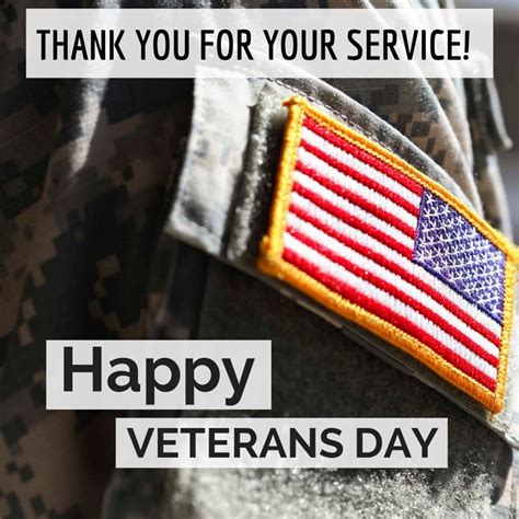 Happy Veterans Day Thank You For Your Service Gif