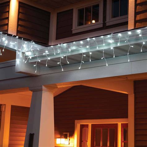 Holiday Time Led Lite Lock Christmas Icicle Lights Cool White 225