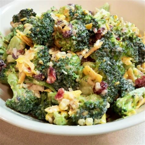 Broccoli Salad Red Wine Vinegar Mayonnaise Broccoli Walls