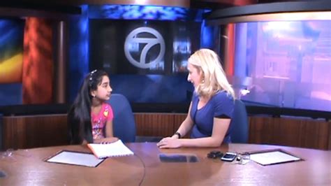Rebecca Interviewing Wjla Abc 7 Meteorologist Lauryn Ricketts For Her Project On Weather Youtube
