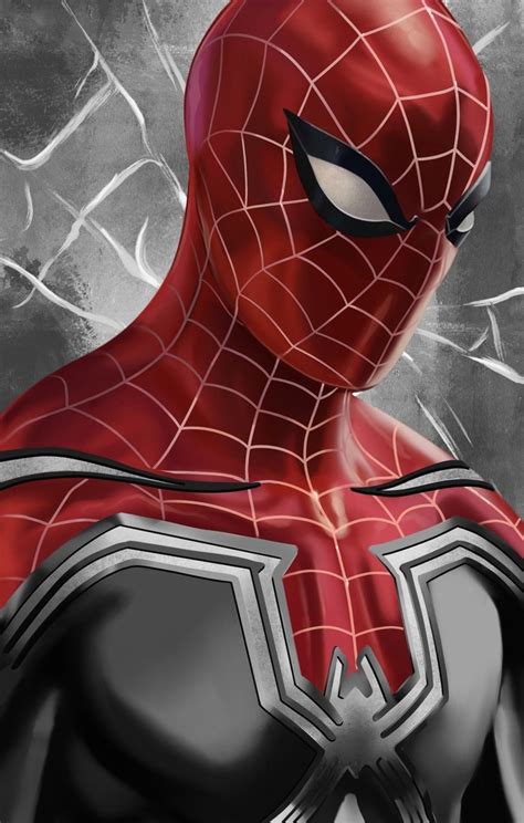Digital Drawing Movie Poster Pictures Spiderman Marvel Etsy
