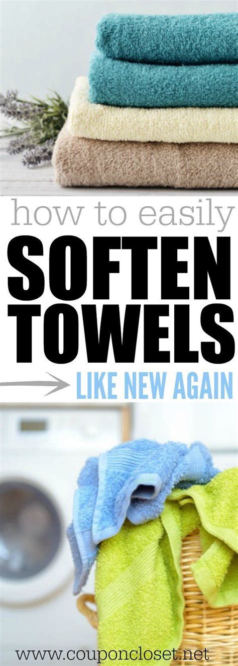 How To Soften Towels Without Fabric Softener Städning