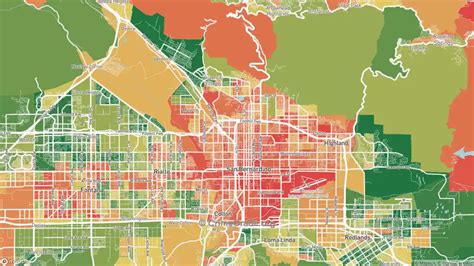 San Bernardino Ca Violent Crime Rates And Maps