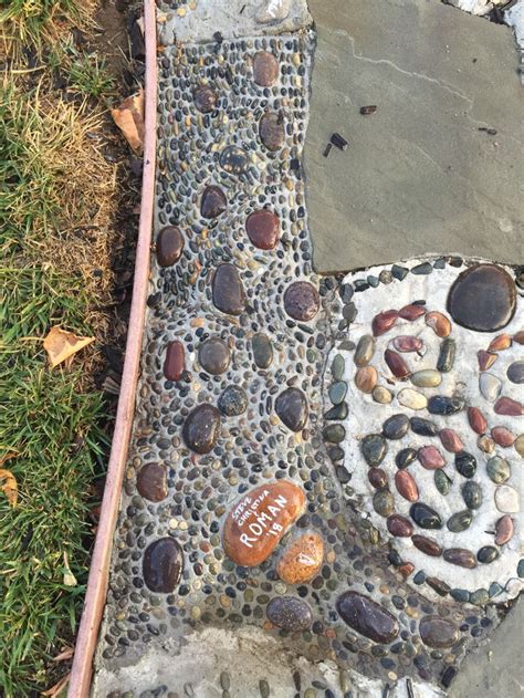 Pin Auf My Stone Mosaic Walkway Project
