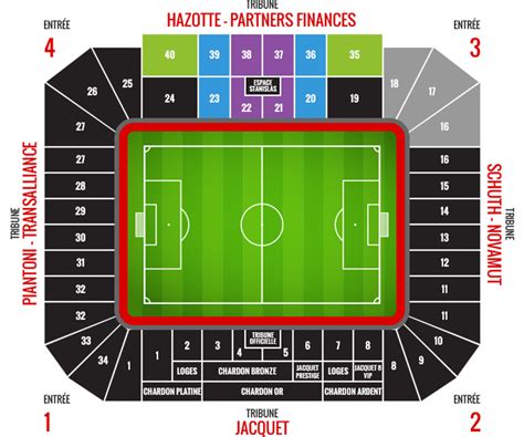 Location appartement clermont ferrand idéal petits budgets: Plan du Stade Marcel Picot Nancy