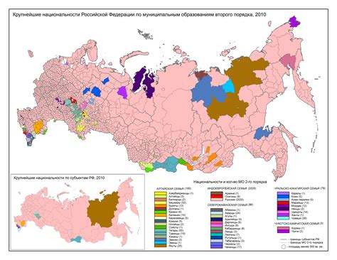 Ethnicity Map Of Russia