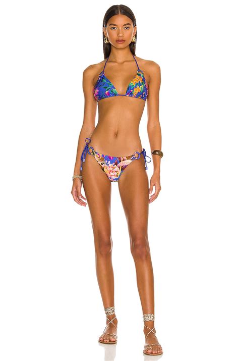 Zimmermann Tropicana Bikini Set In Blue Floral REVOLVE