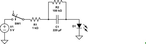 Electrical How To Pulse An Led For A Second With Just A Single Switch