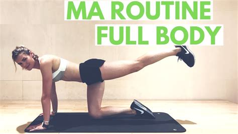 ROUTINE FULL BODY min sans matériel by Lucile Woodward YouTube