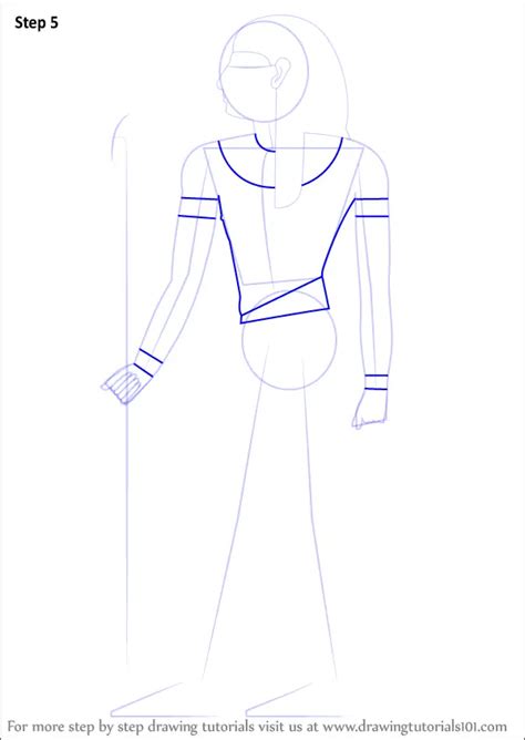 Learn How To Draw A Pharaoh Christianity Step By Step Drawing Tutorials