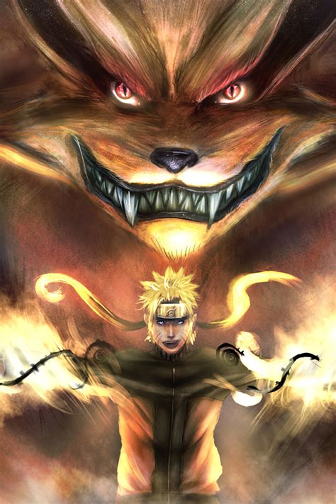 Awesome naruto wallpaper for desktop, table, and mobile. 640x960 Naruto And Kurama 4k iPhone 4, iPhone 4S HD 4k ...