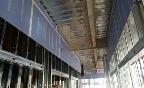 The liner used to sandwich gypsum to make plasterboard is made from various grades of paper, all of which is 100 vinyl faced gypsum ceiling tiles with excellent fire, hygiene and sound attenuation properties. Top-Down Gypsum Board Installation | 2019-09-13 | Walls ...