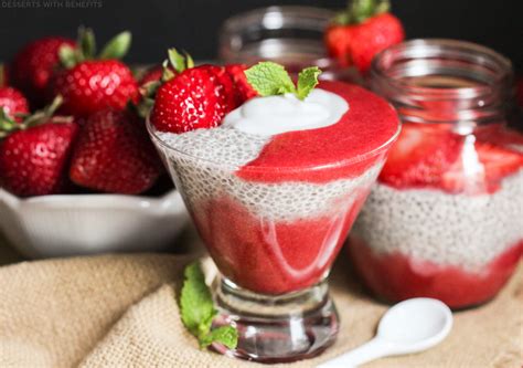 Easy Strawberry Vanilla Chia Seed Pudding Recipe Paleo Vegan Healthy