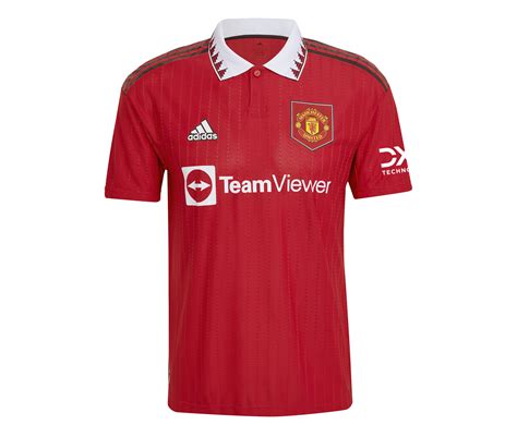 Maillot Authentique Manchester United Domicile 20222023 Rouge