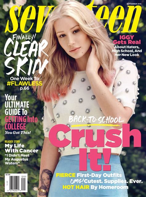 See more ideas about seventeen magazine, 60s and 70s fashion, 60s fashion. Iggy Azalea Covers Seventeen Magazine, Admits to Getting a Nose Job | Fashion Gone Rogue