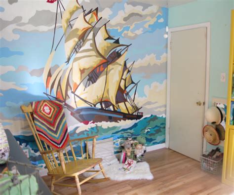 Diy murals can be an inexpensive way to add excitement to any room in your home. DIY Wall Mural Tutorial | Stylish Patina