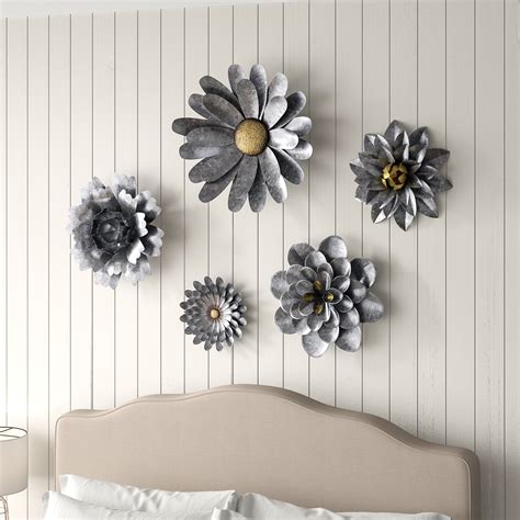 The 30 Best Collection Of 2 Piece Multiple Layer Metal Flower Wall