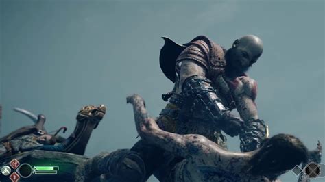 Baldur Son Of Odin Vs Kratos God Of War 4 Boss Fight Youtube