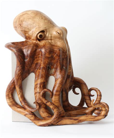 Octopus Sculpture By Wildlife Artist Bill Prickett
