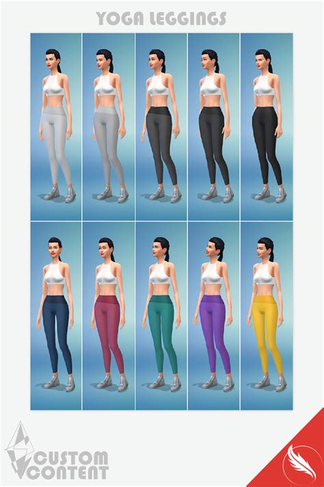 The Sims 4 Custom Content Yoga Leggings