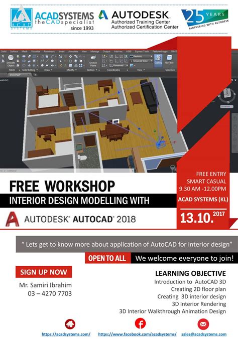 Interior Design Modelling With Autodesk Autocad 2018 Acad Systems