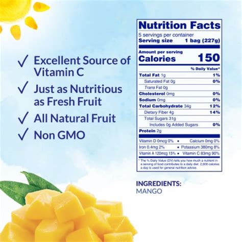 Dole Mango Chunks Pre Portioned Frozen Fruit Bags 40 Oz Pick ‘n Save