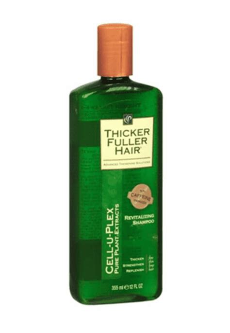 Thicker Fuller Hair Revitalizing Shampoo With Caffeine Energizer 12