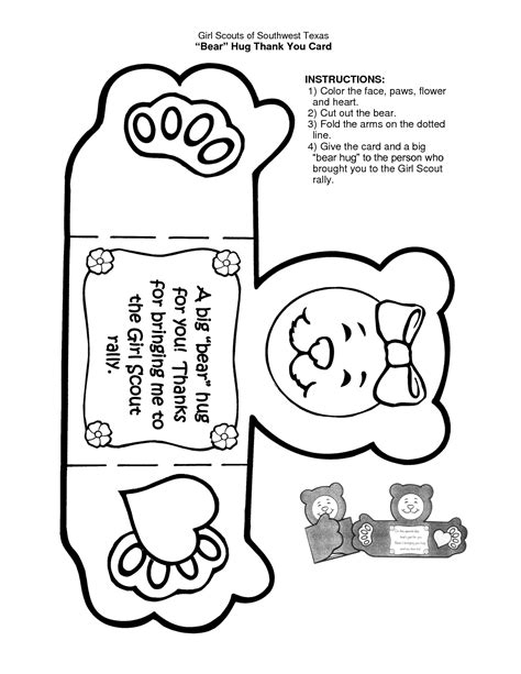 Thank You Card Coloring Page At Free Printable