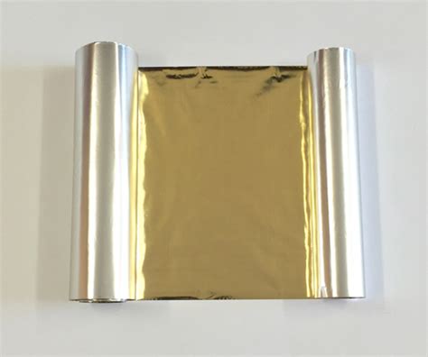 Transfer Foil Metallic Gold 110mm X 60m Ribbon Writer