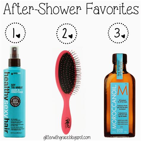 The four basic rules of gym hair: Glitter with Grace: My Hair Care Favorites - June 2014